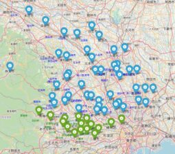 埼玉・東京の買取対応エリアマップ